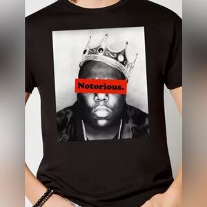 “Notorious” Black Graphic Tee- New